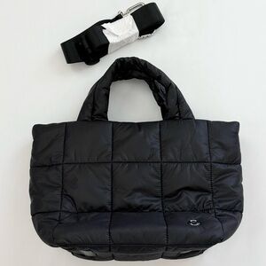 Lululemon Quilted Grid Small Tote, Black